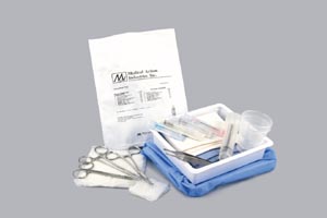 Laceration Tray Medical Action  (1/KT 20KT/CS) .. .  .  